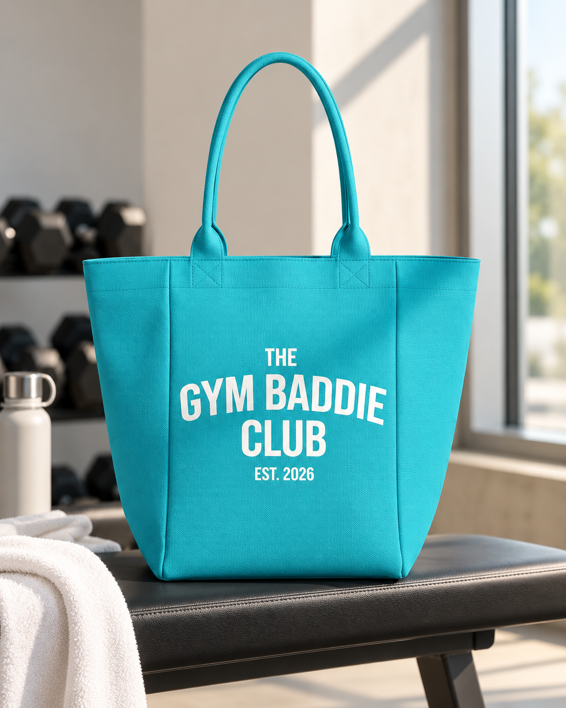 GBC Turquoise Baddie Tote — Preorder