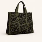 GBC Graffiti Oversized Tote – Olive