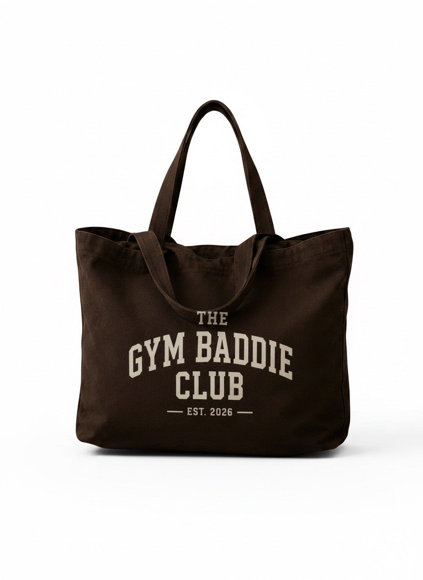 GBC Chocolate Founder Tote | Gym Baddie Club