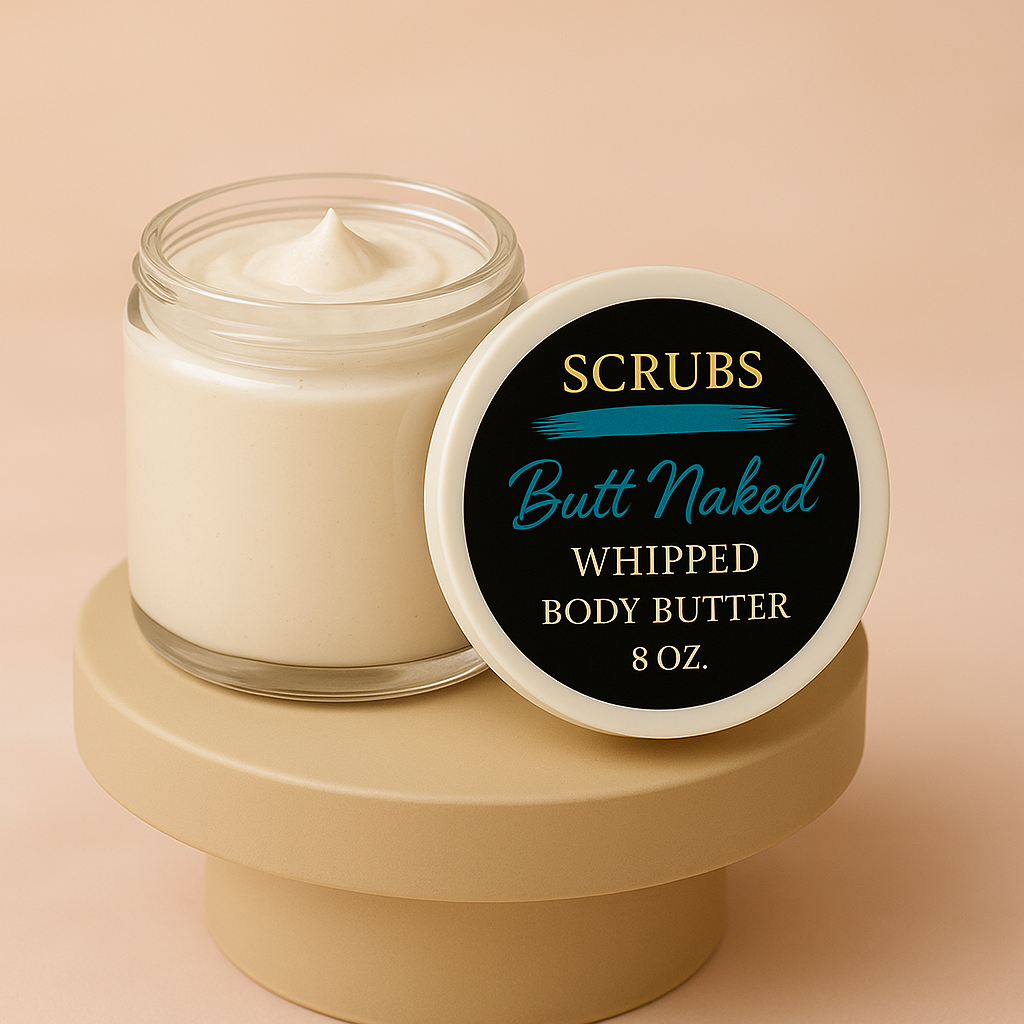 Butt Naked Whipped Body Butter
8 oz Jar | By SCRUBS