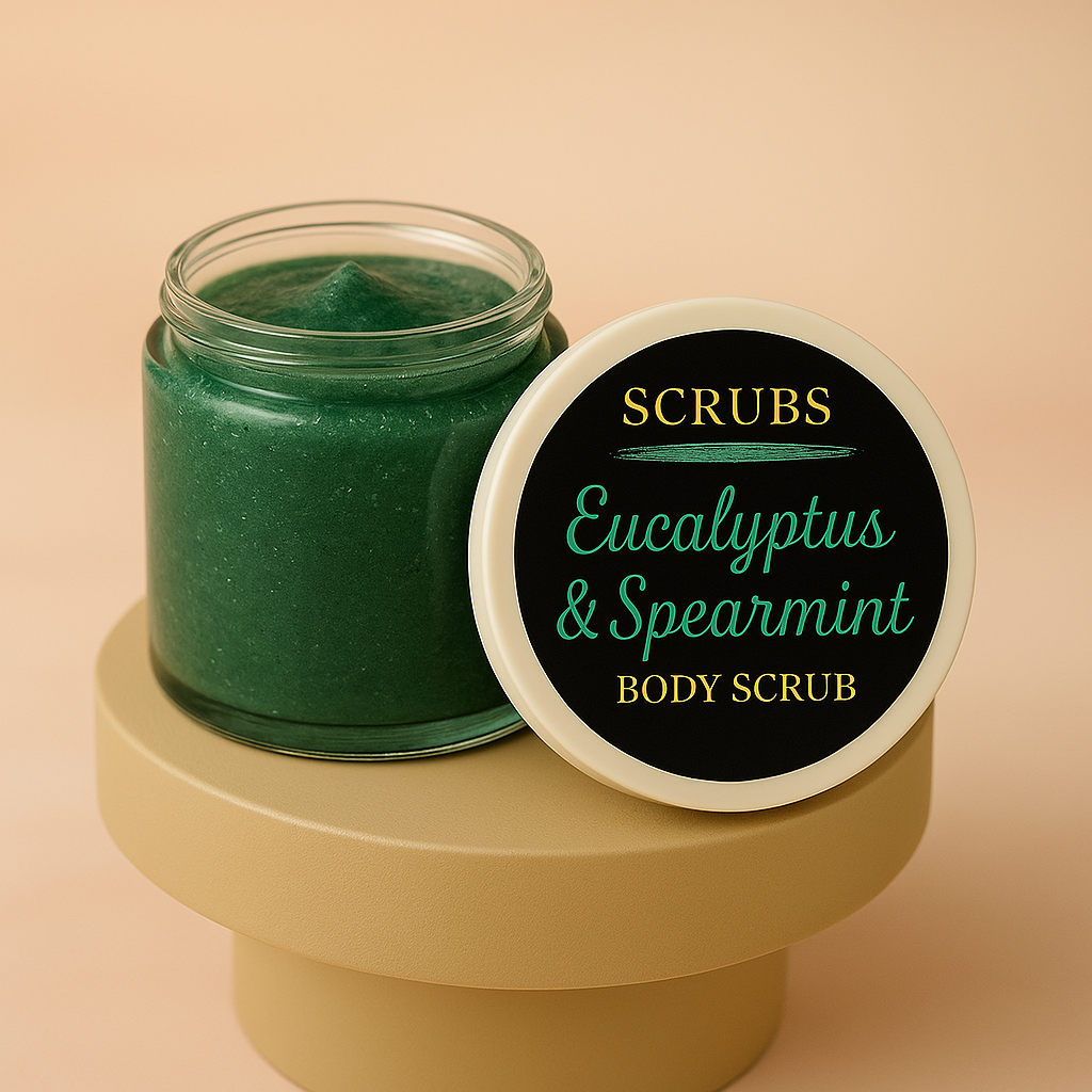 Eucalyptus & Spearmint Body Scrub
8 oz