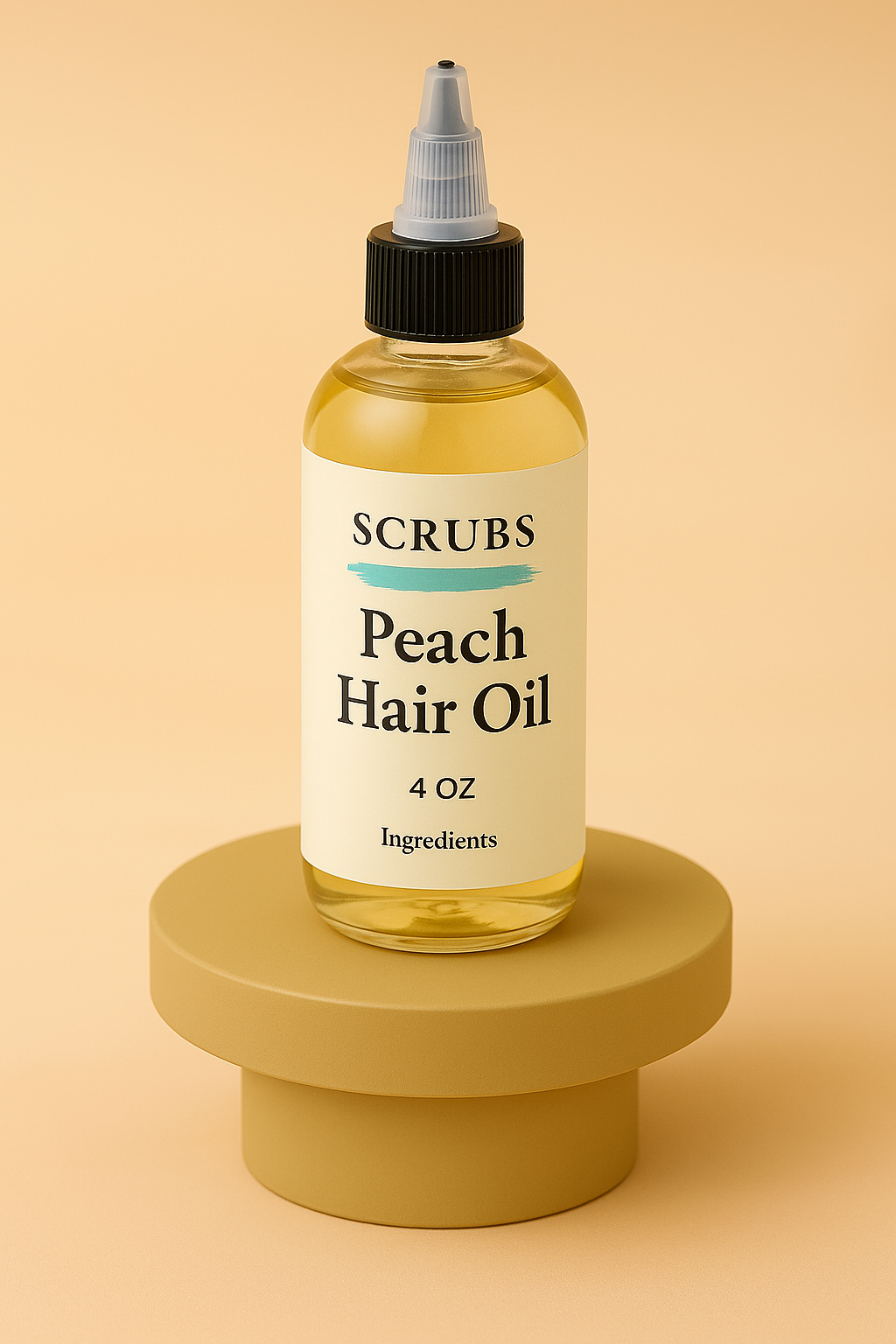 Peach Hair Oil
4 oz