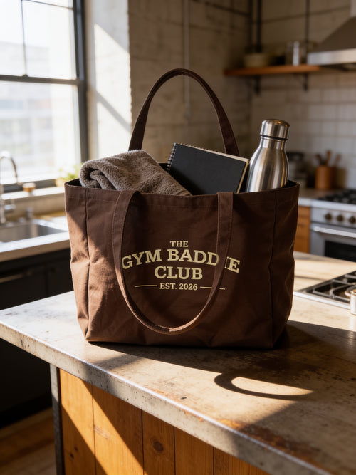 GBC Chocolate Founder Tote | Gym Baddie Club